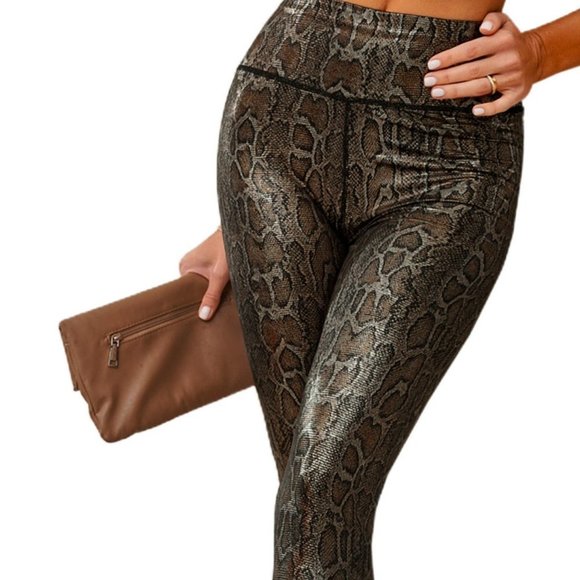 Anaconda Gold Foil Leggings - Picture 2 of 7